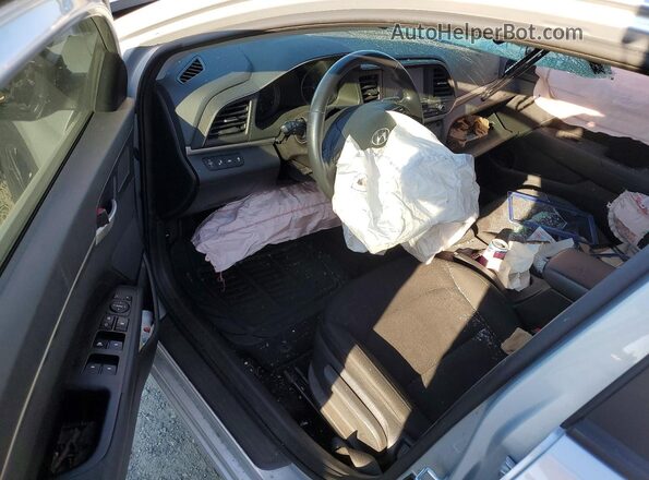5NPD84LF2KH493705 2019 HYUNDAI ELANTRA Silver წინა პანელის ხედი