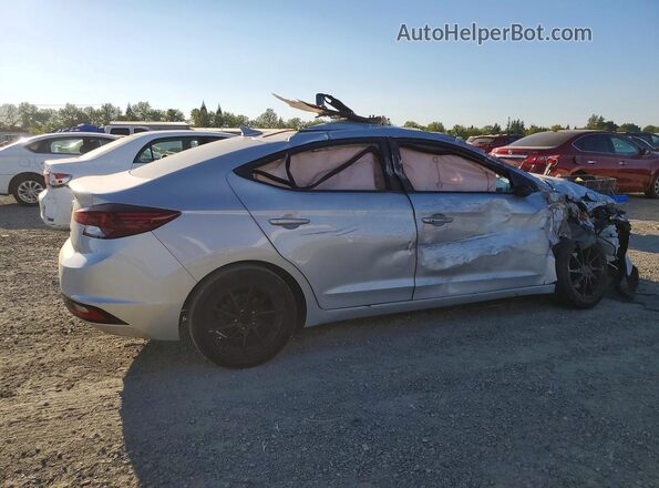 5NPD84LF2KH493705 2019 HYUNDAI ELANTRA Silver უკანა მარჯვენა