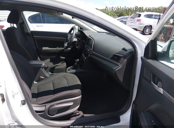 5NPD84LF2LH568937 2020 HYUNDAI ELANTRA White Widok wnętrza z przodu