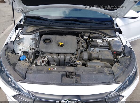 5NPD84LF2LH568937 2020 HYUNDAI ELANTRA White Widok z tyłu