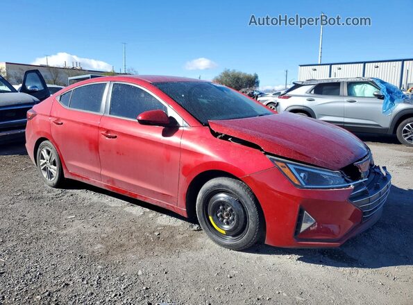 5NPD84LF2LH580845 2020 HYUNDAI ELANTRA Red Передня права чверть