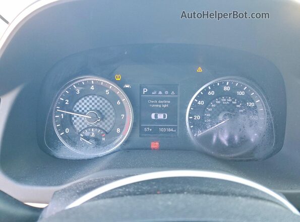 5NPD84LF2LH580845 2020 HYUNDAI ELANTRA Red Вид щитка приладів