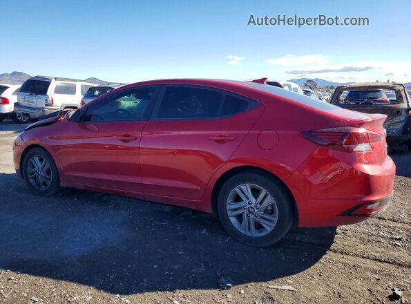5NPD84LF2LH580845 2020 HYUNDAI ELANTRA Red Задня ліва чверть