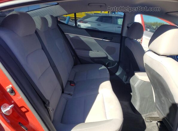 5NPD84LF2LH580845 2020 HYUNDAI ELANTRA Red Вид задніх сидінь