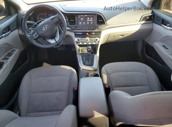 5NPD84LF2LH580845 2020 HYUNDAI ELANTRA Red Вид панелі приладів