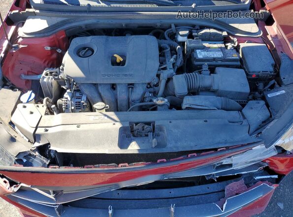 5NPD84LF2LH580845 2020 HYUNDAI ELANTRA Red Вид задньої частини салону