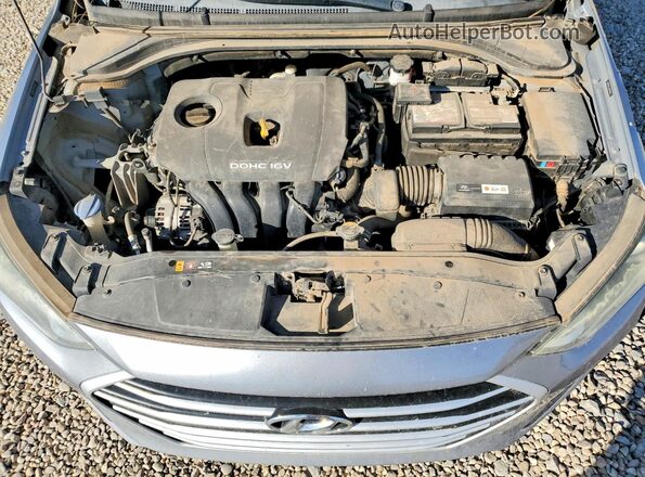 5NPD84LF3HH169476 2017 HYUNDAI ELANTRA Blue უკანა სალონის ხედი