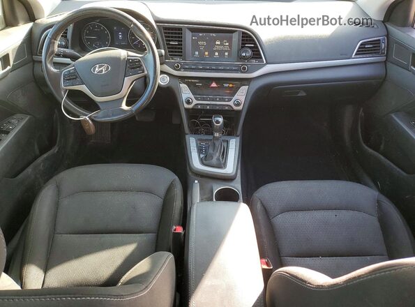 5NPD84LF3HH169476 2017 HYUNDAI ELANTRA Blue წინა პანელის ხედი