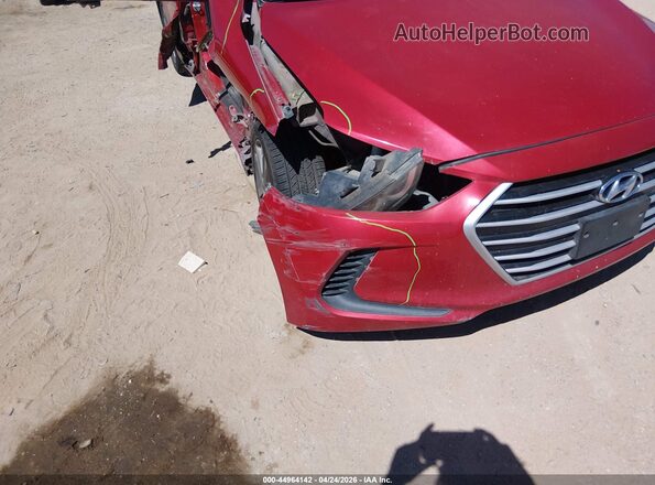 5NPD84LF3JH295231 2018 HYUNDAI ELANTRA Red Դիմացի տեսք