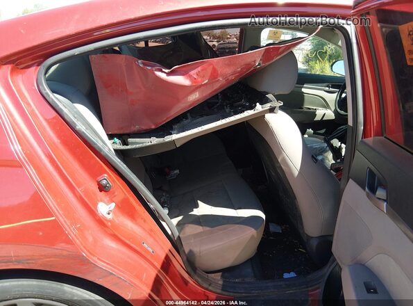 5NPD84LF3JH295231 2018 HYUNDAI ELANTRA Red VIN կոդի պիտակի տեսք
