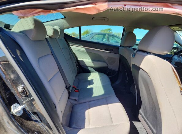 5NPD84LF3JH303473 2018 HYUNDAI ELANTRA Черный Вид задних сидений