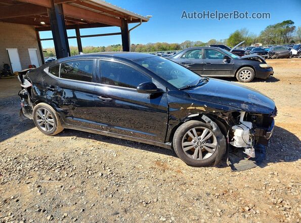 5NPD84LF3JH303473 2018 HYUNDAI ELANTRA Черный Передняя правая четверть
