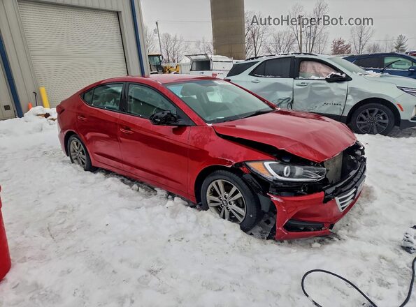 5NPD84LF3JH316935 2018 HYUNDAI ELANTRA Red Front right