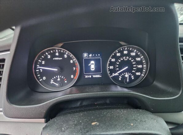 5NPD84LF3JH316935 2018 HYUNDAI ELANTRA Red Instrument cluster view