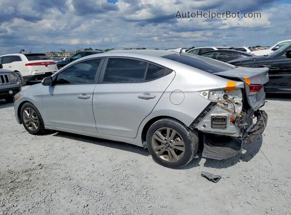 5NPD84LF3JH382157 2018 HYUNDAI ELANTRA Silver უკანა მარცხენა