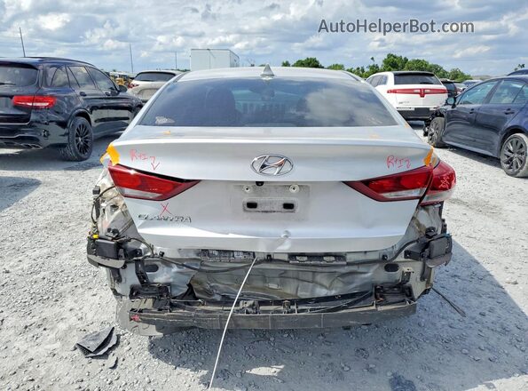 5NPD84LF3JH382157 2018 HYUNDAI ELANTRA Silver უკანა ხედი