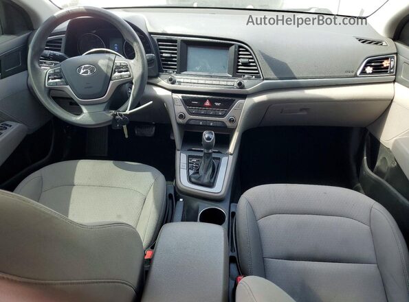 5NPD84LF3JH382157 2018 HYUNDAI ELANTRA Silver წინა პანელის ხედი