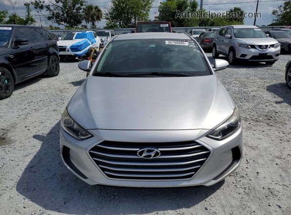 5NPD84LF3JH382157 2018 HYUNDAI ELANTRA Silver წინა ხედი