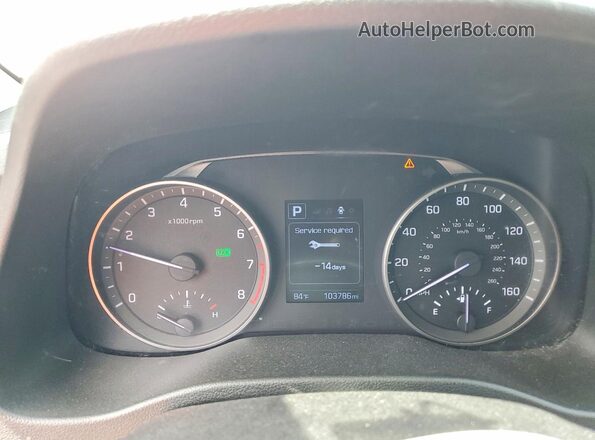 5NPD84LF3JH382157 2018 HYUNDAI ELANTRA Silver ხელსაწყოთა პანელის ხედი