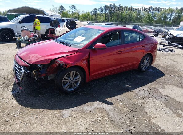 5NPD84LF3JH387424 2018 HYUNDAI ELANTRA Red Vista tres cuartos delantera izquierda