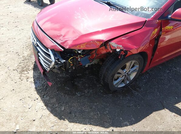 5NPD84LF3JH387424 2018 HYUNDAI ELANTRA Red Vista frontal