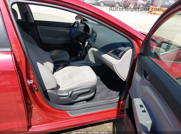 5NPD84LF3JH387424 2018 HYUNDAI ELANTRA Red Vista interior delantera
