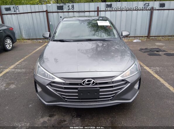 5NPD84LF3KH406071 2019 HYUNDAI ELANTRA Silver Widok zestawu wskaźników