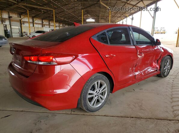 5NPD84LF4HH044633 2017 HYUNDAI ELANTRA Красный Задняя правая четверть