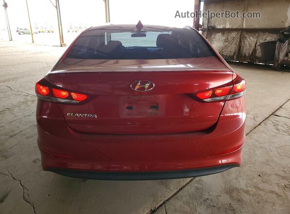 5NPD84LF4HH044633 2017 HYUNDAI ELANTRA Красный Вид сзади