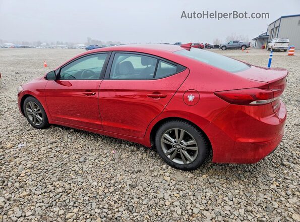 5NPD84LF4JH241601 2018 HYUNDAI ELANTRA Red უკანა მარცხენა