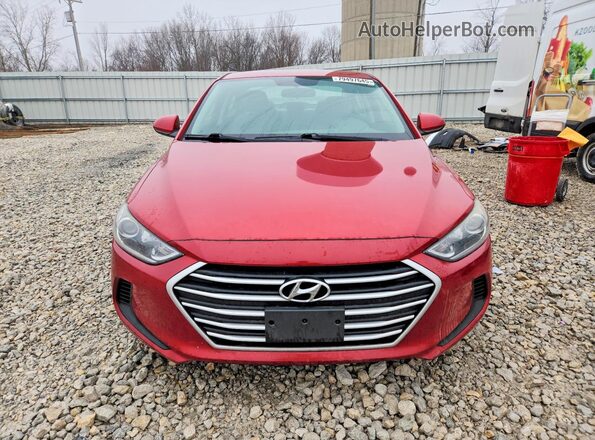 5NPD84LF4JH241601 2018 HYUNDAI ELANTRA Red წინა ხედი