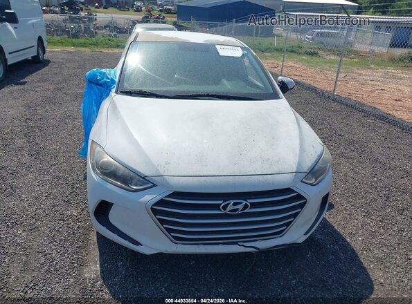 5NPD84LF4JH362094 2018 HYUNDAI ELANTRA White Առջևի վահանակի տեսք