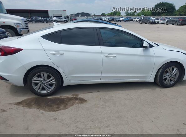5NPD84LF4LH554991 2020 HYUNDAI ELANTRA Белый Вид задней части салона