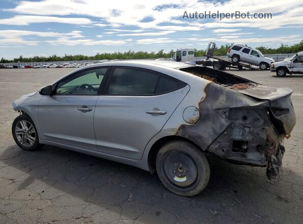 5NPD84LF4LH559950 2020 HYUNDAI ELANTRA Silver Rear left