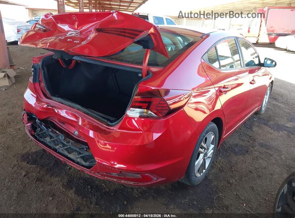 5NPD84LF4LH572052 2020 HYUNDAI ELANTRA Красный Задняя правая четверть