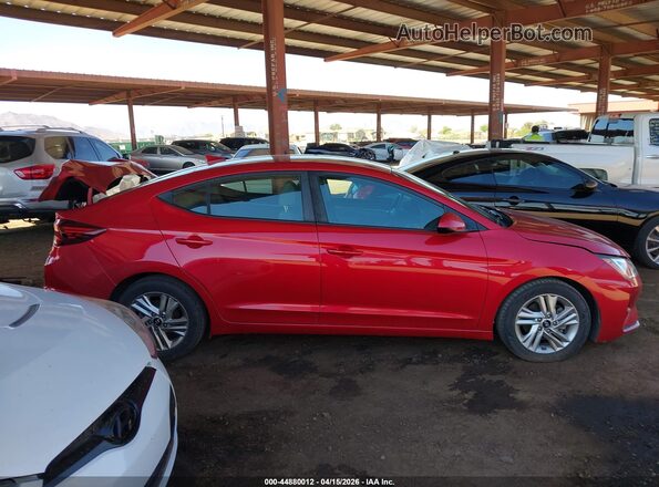 5NPD84LF4LH572052 2020 HYUNDAI ELANTRA Красный Панорамный вид салона 360°