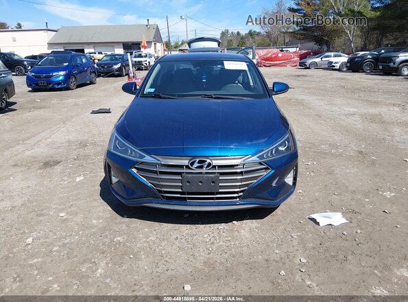 5NPD84LF4LH572634 2020 HYUNDAI ELANTRA Blue ხელსაწყოთა პანელის ხედი