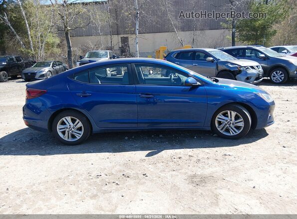 5NPD84LF4LH572634 2020 HYUNDAI ELANTRA Blue უკანა სალონის ხედი