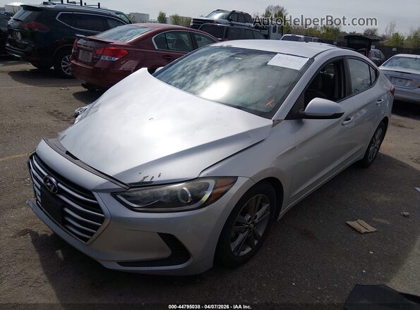 5NPD84LF5HH140562 2017 HYUNDAI ELANTRA Gray Передня ліва чверть
