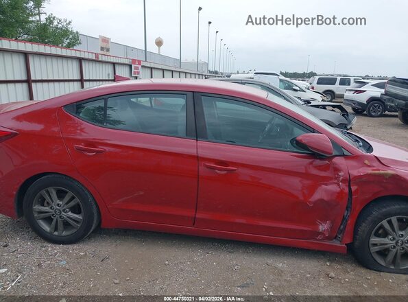 5NPD84LF5JH242899 2018 HYUNDAI ELANTRA Красный Панорамный вид салона 360°