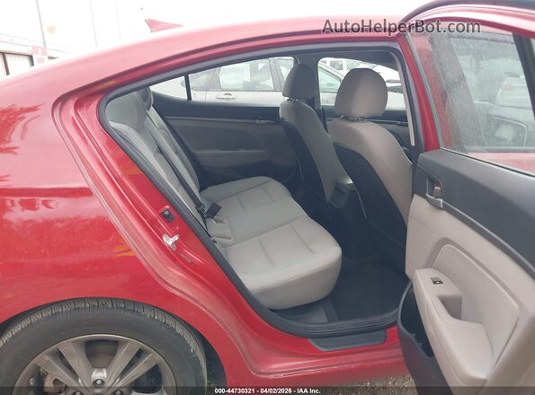 5NPD84LF5JH242899 2018 HYUNDAI ELANTRA Красный Вид наклейки с VIN-кодом