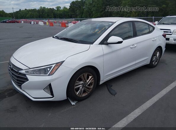 5NPD84LF5KH470449 2019 HYUNDAI ELANTRA White Przód lewy