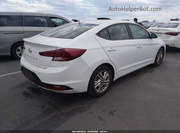 5NPD84LF5KH470449 2019 HYUNDAI ELANTRA White Tył prawy