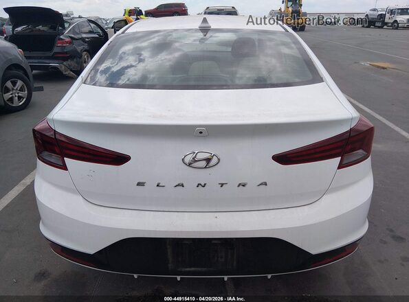 5NPD84LF5KH470449 2019 HYUNDAI ELANTRA White 