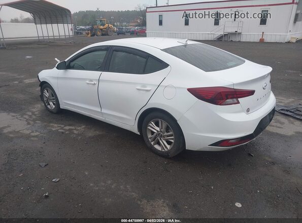 5NPD84LF5KH471844 2019 HYUNDAI ELANTRA White Հետևի ձախ