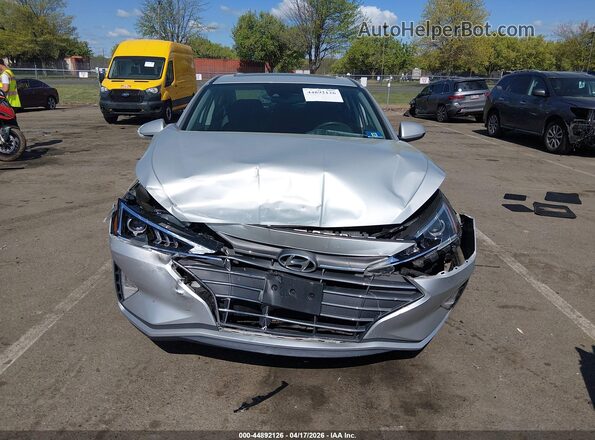 5NPD84LF5LH510949 2020 HYUNDAI ELANTRA Silver ხელსაწყოთა პანელის ხედი