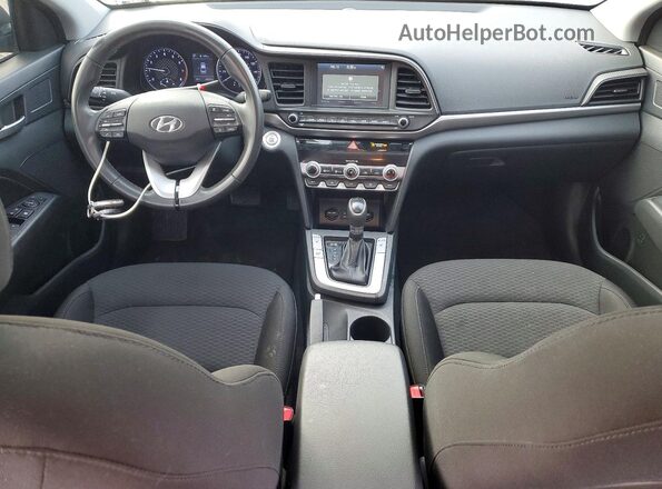 5NPD84LF5LH611652 2020 HYUNDAI ELANTRA Black Առջևի վահանակի տեսք