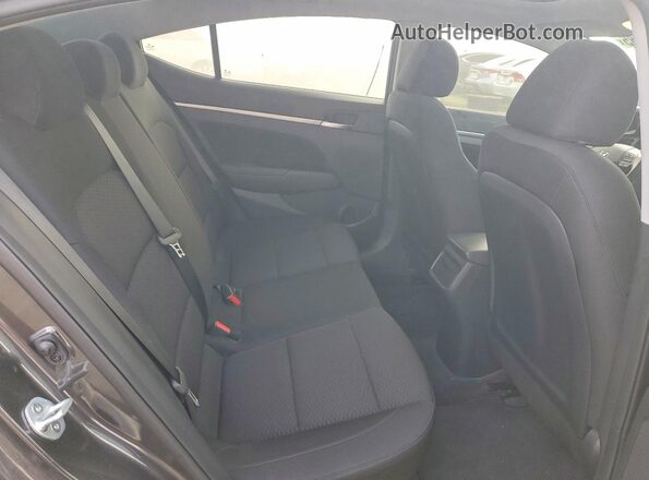 5NPD84LF5LH611652 2020 HYUNDAI ELANTRA Black Հետևի նստատեղերի տեսք