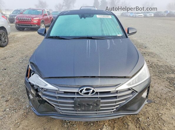 5NPD84LF5LH611652 2020 HYUNDAI ELANTRA Black Դիմացի տեսք