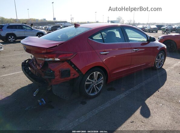 5NPD84LF6HH087192 2017 HYUNDAI ELANTRA Red Tył prawy